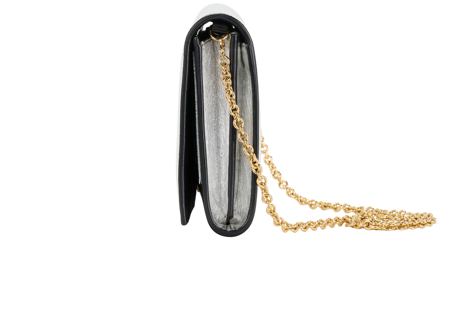 Belle De Jour WOC, &pound;650, Handbags, Silver, Leather, Bottom view